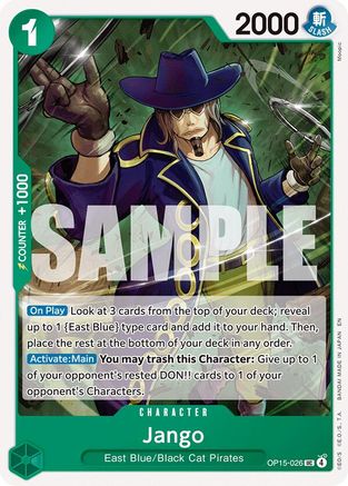 Jango (OP15-026) - Adventure on Kami's Island - for just $0.08! 