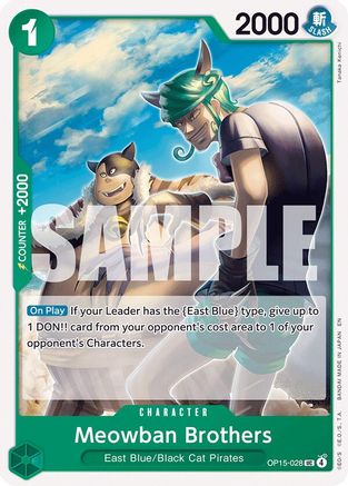 Meowban Brothers (OP15-028) - Adventure on Kami's Island - for just $0.08! 