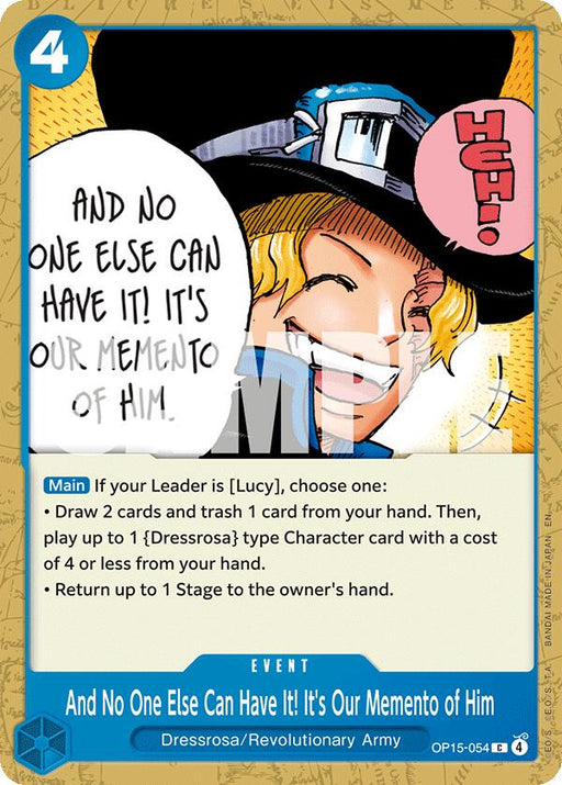 And No One Else Can Have It! It's Our Memento of Him [Adventure on Kami's Island] - for just $0.10! 
