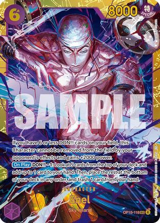 Enel (OP15-118) (OP15-118) - Adventure on Kami's Island Foil - for just $11.20! 