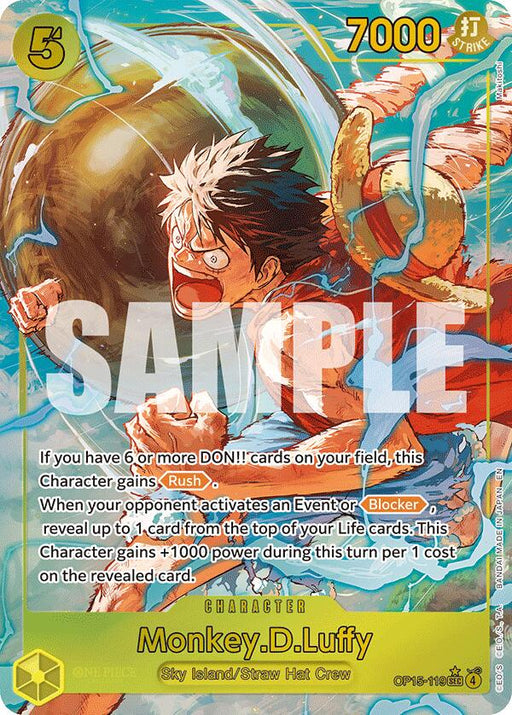 Monkey.D.Luffy (Alternate Art) [Adventure on Kami's Island] - for just $26.65! 