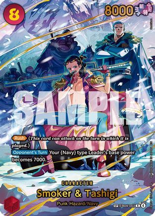 Smoker & Tashigi (SP) (EB04-003) - Adventure on Kami's Island Foil - for just $60.30! 