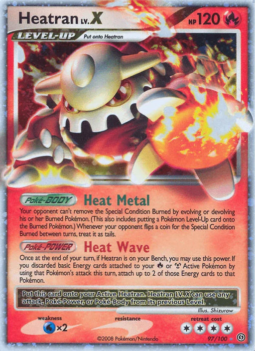 Heatran LV.X (97/100) [Diamond & Pearl: Stormfront] - for just $24.60! 