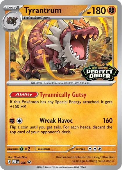 Tyrantrum (066) [Mega Evolution Promo] - for just $6.60! 