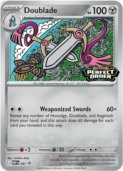 Doublade (067) [Staff] [Mega Evolution Promo] - for just $9.45! 
