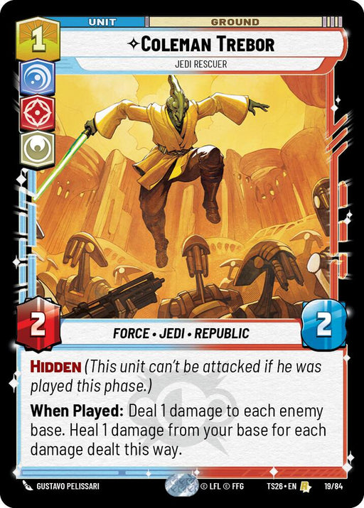 Coleman Trebor (19/84) - Jedi Rescuer (19/84) [Twin Suns] - for just $1.80! 