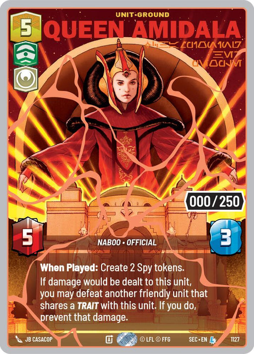 Queen Amidala - Championing Her People (1127) (Serialized) (Rose Gold) (1127) [Secrets of Power] - for just $400! 