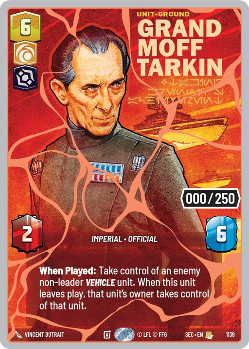 Grand Moff Tarkin - Taking Krennic's Achievement (1139) (Serialized) (Rose Gold) (1139) [Secrets of Power] - for just $0.10! 