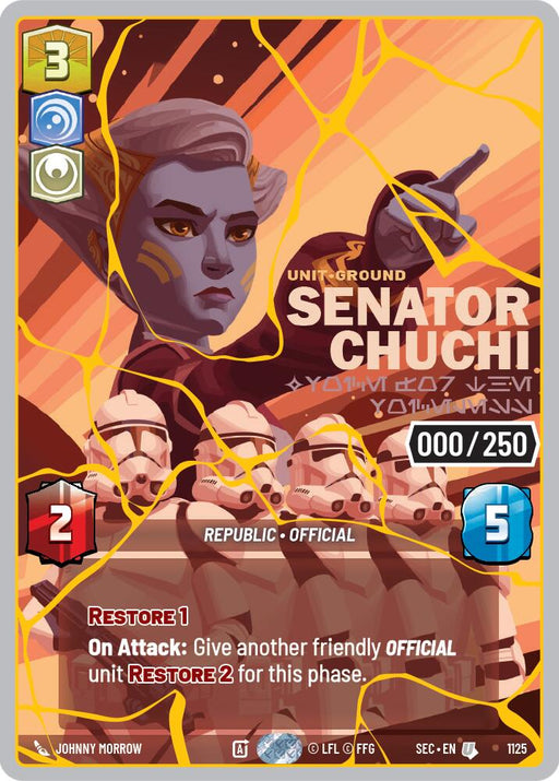 Senator Chuchi - Voice for the Voiceless (1125) (Serialized) (Gold) (1125) [Secrets of Power] - for just $140! 