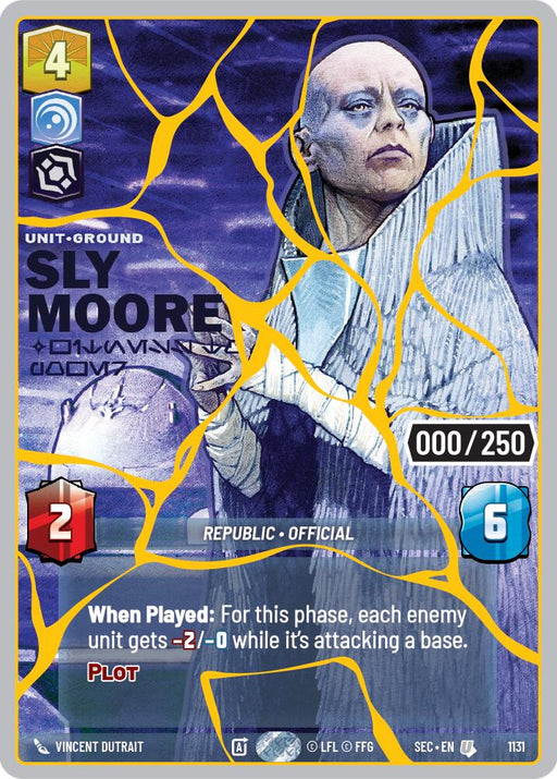 Sly Moore - Witness to Power (1131) (Serialized) (Gold) (1131) [Secrets of Power] - for just $0.10! 