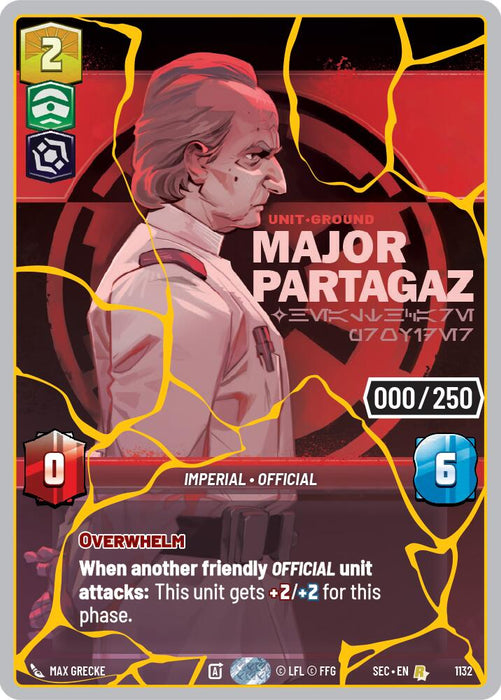 Major Partagaz - Healthcare Provider (1132) (Serialized) (Gold) (1132) [Secrets of Power] - for just $0.10! 