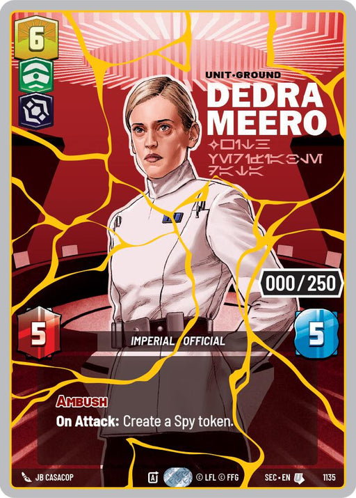 Dedra Meero - With Verifiable Data (1135) (Serialized) (Gold) (1135) [Secrets of Power] - for just $159.60! 