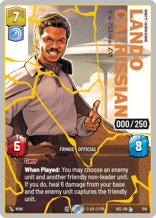 Lando Calrissian - Trust Me (1141) (Serialized) (Gold) (1141) [Secrets of Power] - for just $0.10! 