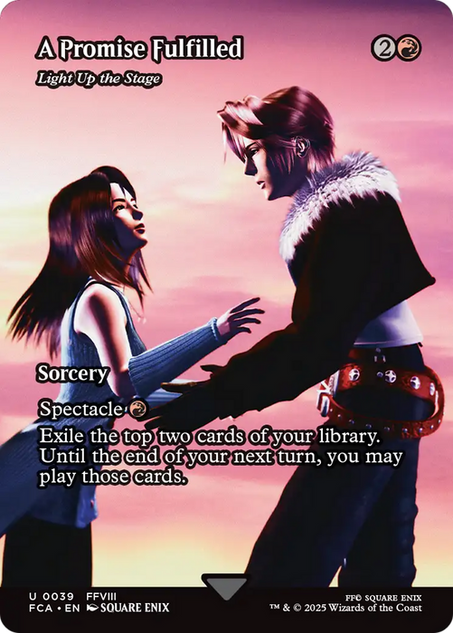 A Promise Fulfilled - Light Up the Stage (Showcase) (FCA-039) - FINAL FANTASY: Through the Ages / A Promise Fulfilled (Borderless) - for just $0.07! 