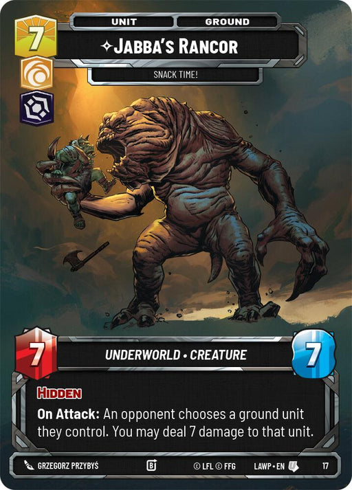 Jabba's Rancor - Snack Time! (17) (17) [A Lawless Time: Weekly Play] - for just $0.15! 