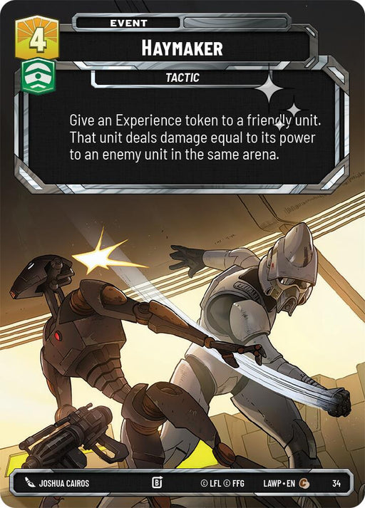 Haymaker (34) (Foil) (34) [A Lawless Time: Weekly Play] - for just $0.30! 