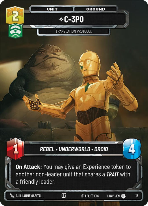 C-3PO - Translation Protocol (13) (13) [A Lawless Time: Weekly Play] - for just $0.20! 