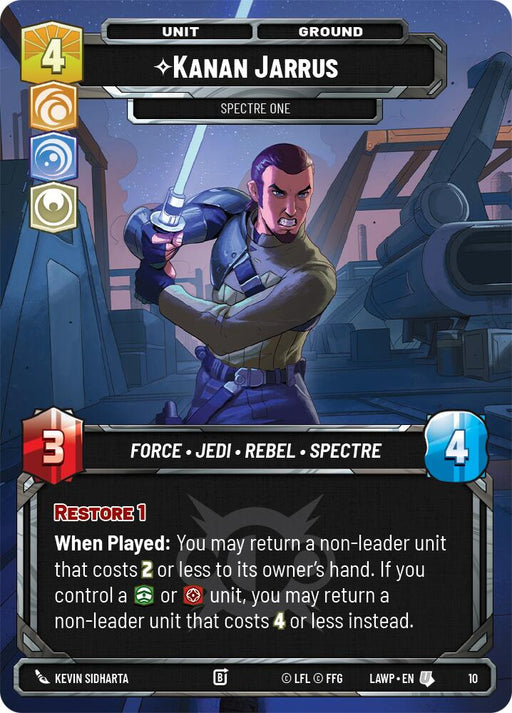 Kanan Jarrus - Spectre One (10) (10) [A Lawless Time: Weekly Play] - for just $0.40! 