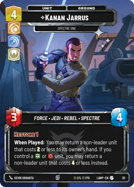 Kanan Jarrus - Spectre One (30) (Foil) (30) [A Lawless Time: Weekly Play] - for just $0.70! 