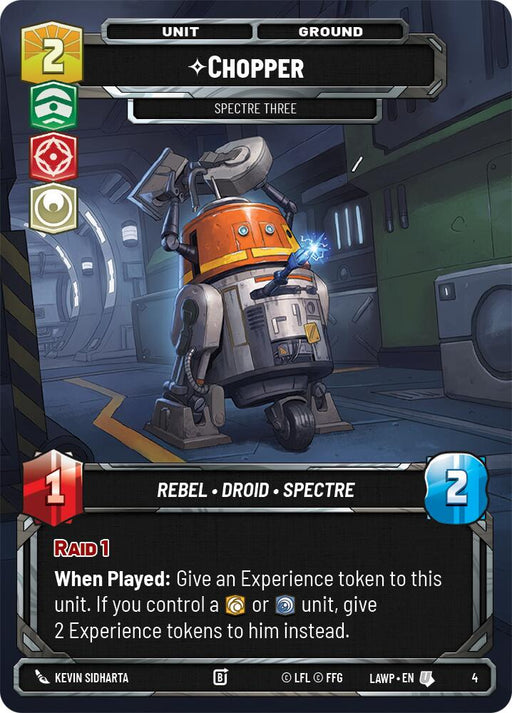 Chopper - Spectre Three (4) (4) [A Lawless Time: Weekly Play] - for just $0.20! 