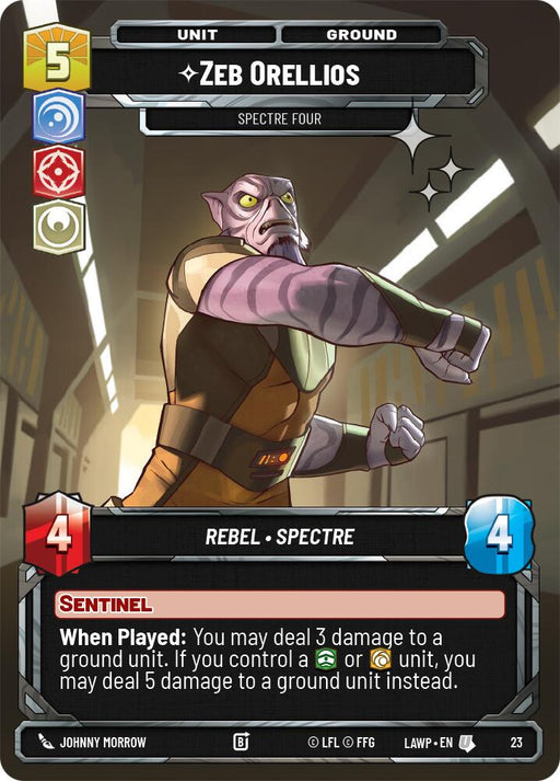 Zeb Orellios - Spectre Four (23) (Foil) (23) [A Lawless Time: Weekly Play] - for just $0.50! 