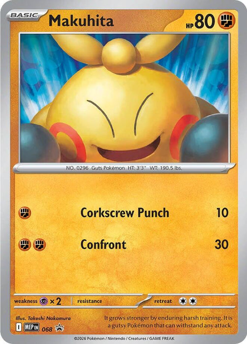 Makuhita (068) (Cosmos Holo) [Mega Evolution Promo] - for just $0.15! 