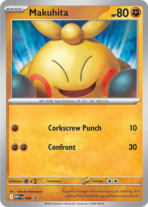 Makuhita (068) (Cosmos Holo) [Mega Evolution Promo] - for just $0.15! 