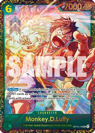 Monkey.D.Luffy (Treasure Cup March 2026) (OP13-118) - One Piece Promotion Cards Foil - for just $0! 