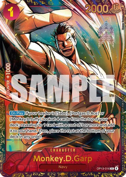 Monkey.D.Garp (Treasure Cup March 2026) [One Piece Promotion Cards] - for just $284.30! 