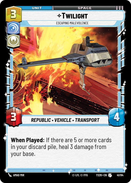 Twilight - Escaping Malevolence (41/84) (41/84) [Twin Suns] - for just $0.25! 