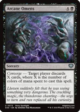 Arcane Omens (SOS-073) - Secrets of Strixhaven Foil - for just $0.04! 