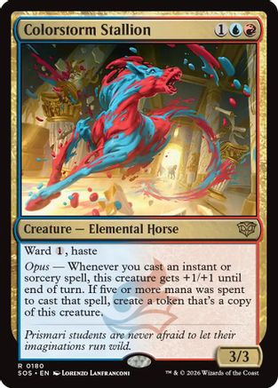 Colorstorm Stallion (SOS-180) - Secrets of Strixhaven - for just $0.19! 