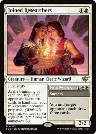 Joined Researchers (SOS-023) - Secrets of Strixhaven Foil - for just $0.11! 