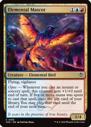 Elemental Mascot (SOS-185) - Secrets of Strixhaven Foil - for just $0.07! 
