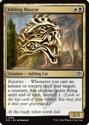 Inkling Mascot (SOS-196) - Secrets of Strixhaven - for just $0.03! 