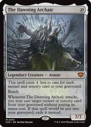 The Dawning Archaic (SOS-001) - Secrets of Strixhaven Foil - for just $0.73! 