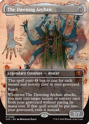 The Dawning Archaic (Borderless) (SOS-289) - Secrets of Strixhaven - for just $1.19! 