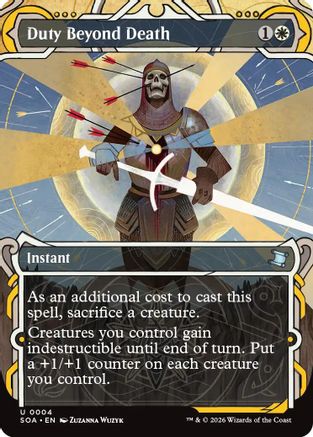 Duty Beyond Death (SOA-004) - Secrets of Strixhaven: Mystical Archive Foil - for just $0.13! 