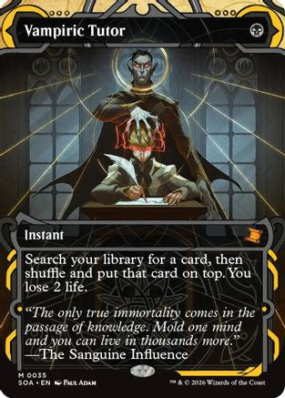 Vampiric Tutor (SOA-035) - Secrets of Strixhaven: Mystical Archive - for just $18.66! 
