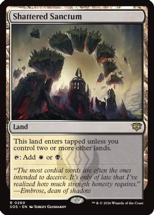 Shattered Sanctum (SOS-260) - Secrets of Strixhaven - for just $0.35! 