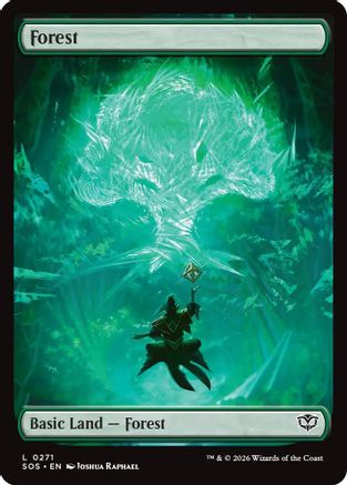 Forest (0271) (SOS-271) - Secrets of Strixhaven Foil - for just $0.20! 