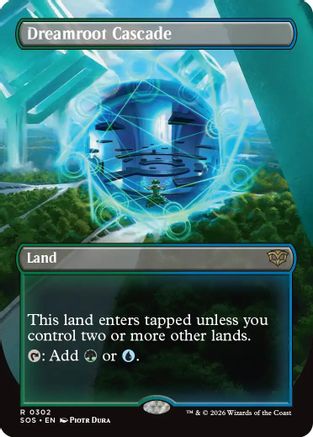 Dreamroot Cascade (Borderless) (SOS-302) - Secrets of Strixhaven - for just $0.54! 