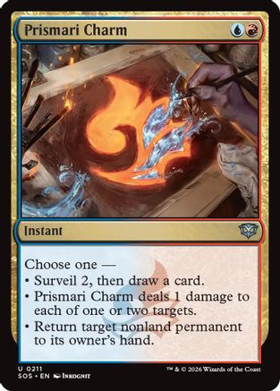 Prismari Charm (SOS-211) - Secrets of Strixhaven Foil - for just $0.13! 
