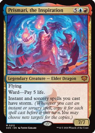 Prismari, the Inspiration (SOS-212) - Secrets of Strixhaven Foil - for just $3.19! 