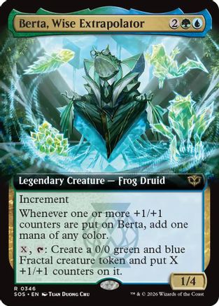 Berta, Wise Extrapolator (Extended Art) (SOS-346) - Secrets of Strixhaven - for just $0.31! 