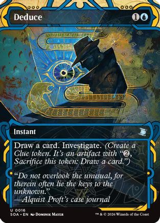 Deduce (SOA-016) - Secrets of Strixhaven: Mystical Archive Foil - for just $0.10! 