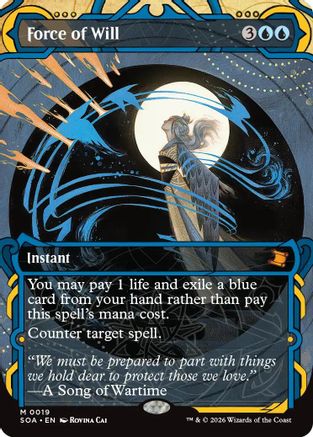 Force of Will (SOA-019) - Secrets of Strixhaven: Mystical Archive - for just $20.75! 