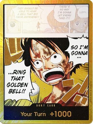 DON!! Card (Luffy) (Gold) - Adventure on Kami's Island Foil - for just $4.80! 