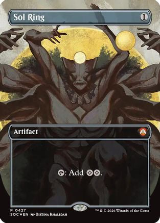 Sol Ring (Borderless) (SOC-427) - Commander: Secrets of Strixhaven Foil - for just $5.79! 