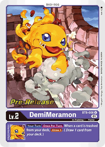 DemiMeramon [BT8-006] [New Awakening Pre-Release Cards] - Just $0.25! Shop now at Retro Gaming of Denver